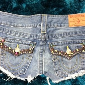True Religion Jean Shorts